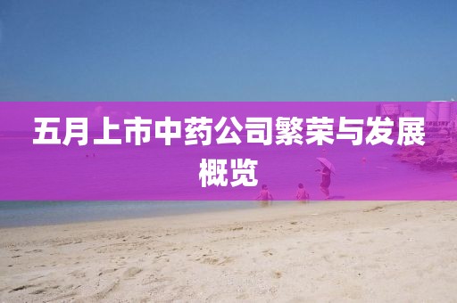 五月上市中藥公司繁榮與發展概覽
